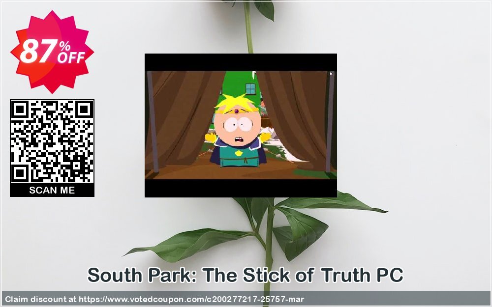 South Park: The Stick of Truth PC Coupon, discount South Park: The Stick of Truth PC Deal. Promotion: South Park: The Stick of Truth PC Exclusive offer 