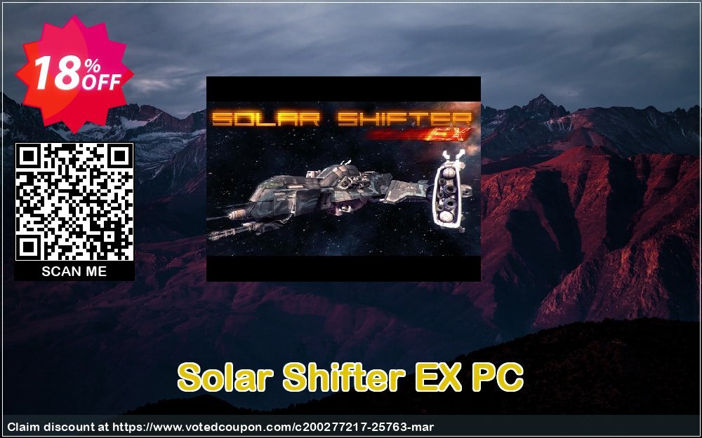 Solar Shifter EX PC Coupon, discount Solar Shifter EX PC Deal. Promotion: Solar Shifter EX PC Exclusive offer 