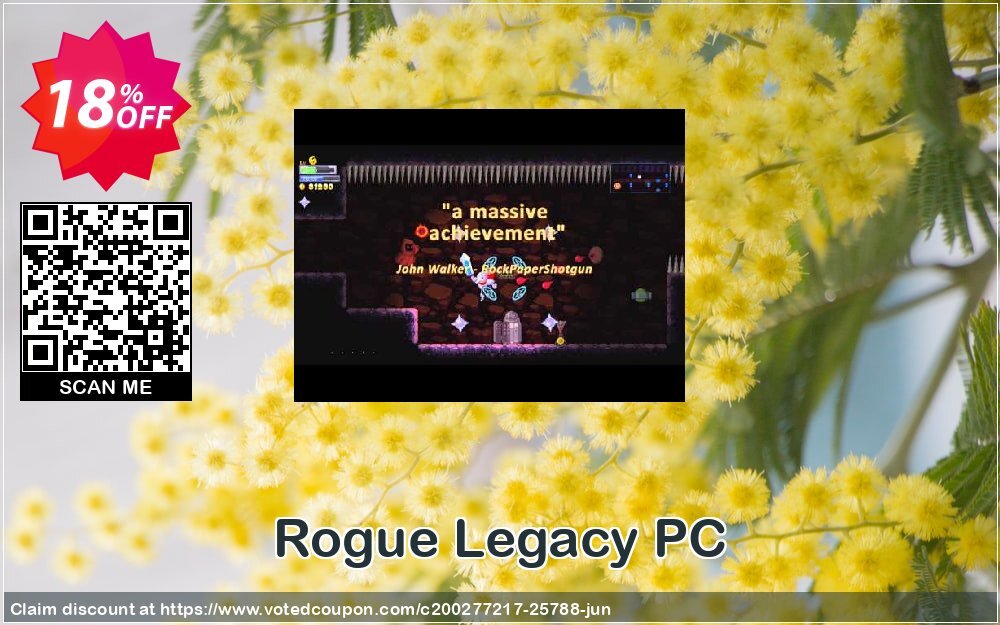 Rogue Legacy PC Coupon, discount Rogue Legacy PC Deal. Promotion: Rogue Legacy PC Exclusive offer 