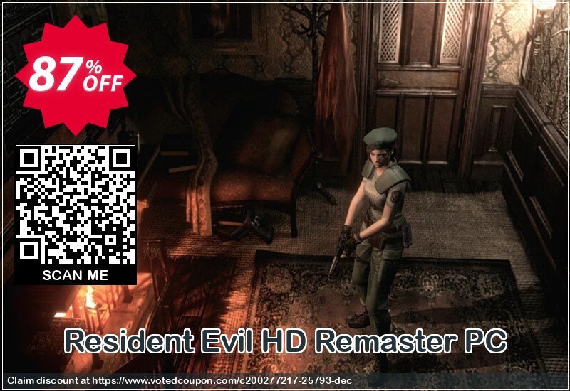 Resident Evil HD Remaster PC Coupon Code Apr 2024, 87% OFF - VotedCoupon