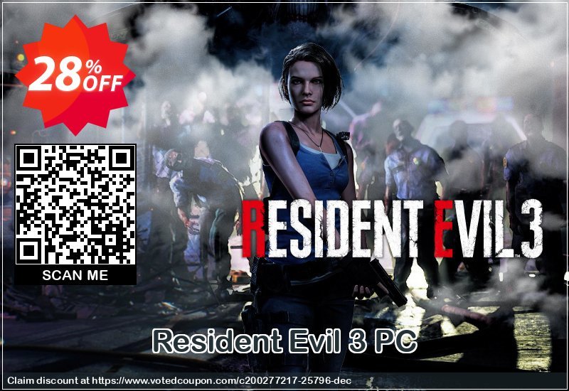 Resident Evil 3 PC Coupon, discount Resident Evil 3 PC Deal. Promotion: Resident Evil 3 PC Exclusive offer 