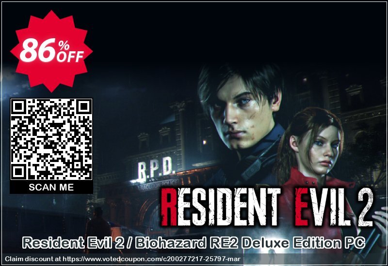 Resident Evil 2 / Biohazard RE2 Deluxe Edition PC Coupon, discount Resident Evil 2 / Biohazard RE2 Deluxe Edition PC Deal. Promotion: Resident Evil 2 / Biohazard RE2 Deluxe Edition PC Exclusive offer 