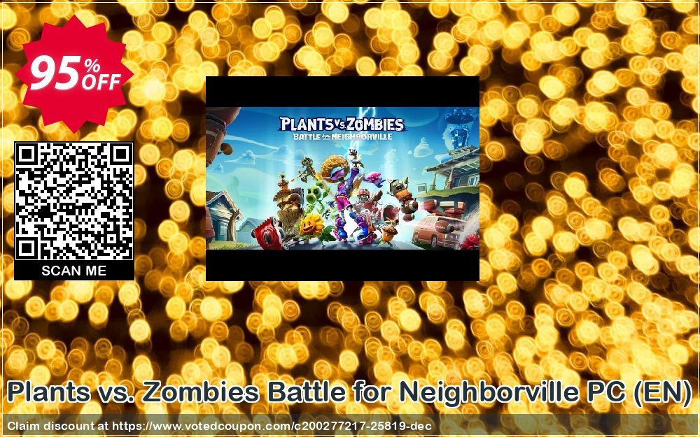 Plants vs. Zombies Battle for Neighborville PC, EN  Coupon, discount Plants vs. Zombies Battle for Neighborville PC (EN) Deal. Promotion: Plants vs. Zombies Battle for Neighborville PC (EN) Exclusive offer 