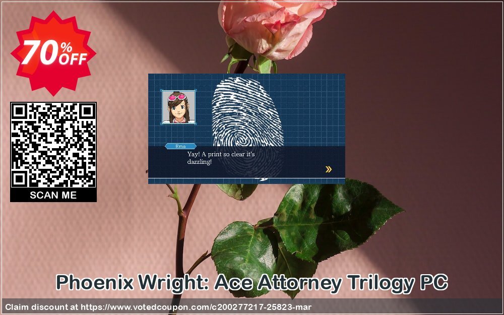 Phoenix Wright: Ace Attorney Trilogy PC Coupon, discount Phoenix Wright: Ace Attorney Trilogy PC Deal. Promotion: Phoenix Wright: Ace Attorney Trilogy PC Exclusive offer 