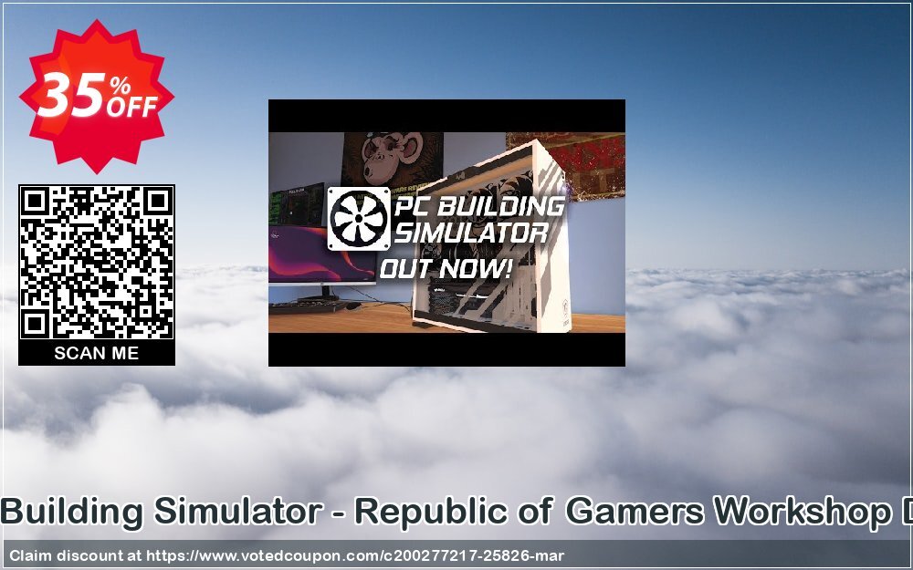 PC Building Simulator - Republic of Gamers Workshop DLC Coupon Code Apr 2024, 35% OFF - VotedCoupon