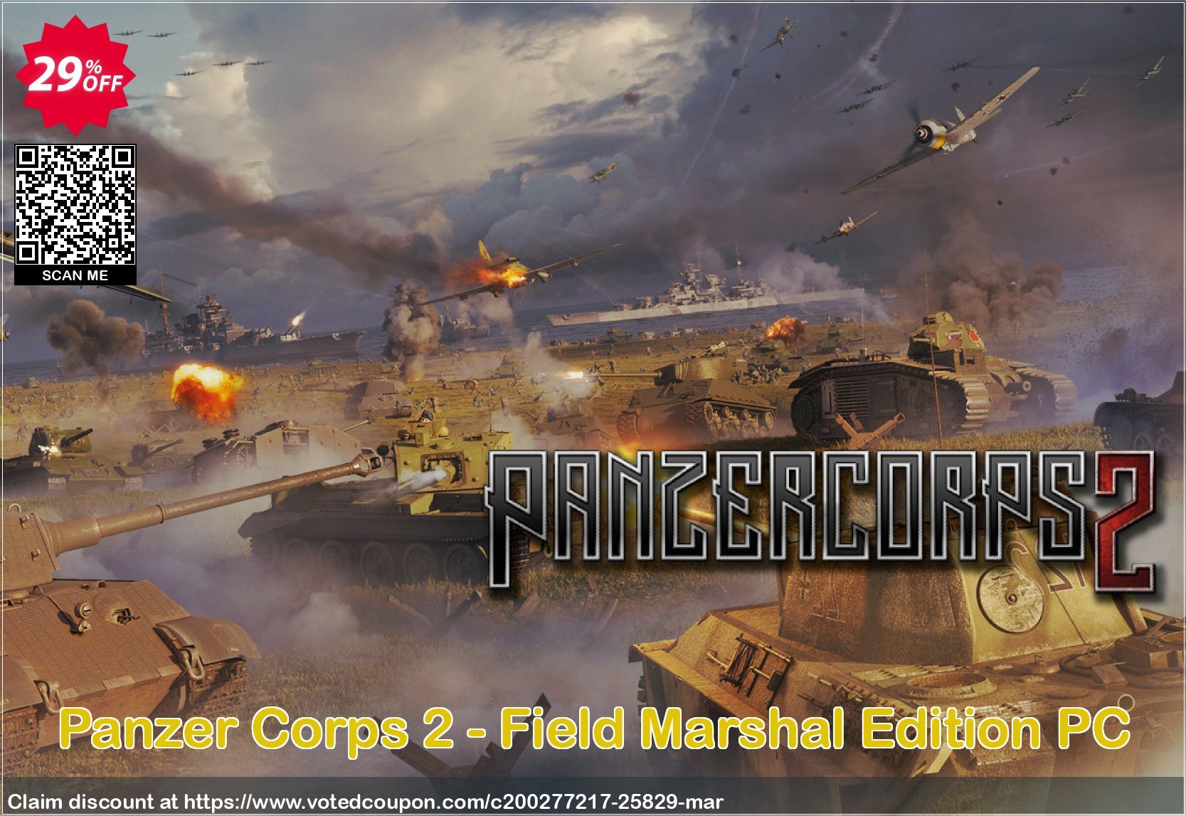 Panzer Corps 2 - Field Marshal Edition PC Coupon Code Apr 2024, 29% OFF - VotedCoupon