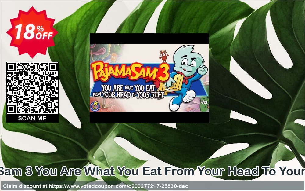 Pajama Sam 3 You Are What You Eat From Your Head To Your Feet PC Coupon, discount Pajama Sam 3 You Are What You Eat From Your Head To Your Feet PC Deal. Promotion: Pajama Sam 3 You Are What You Eat From Your Head To Your Feet PC Exclusive offer 