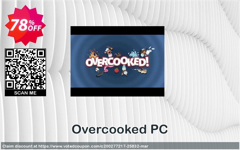 Overcooked PC Coupon, discount Overcooked PC Deal. Promotion: Overcooked PC Exclusive offer 