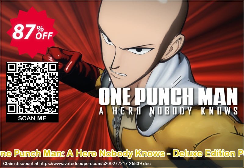 One Punch Man: A Hero Nobody Knows - Deluxe Edition PC Coupon Code Apr 2024, 87% OFF - VotedCoupon