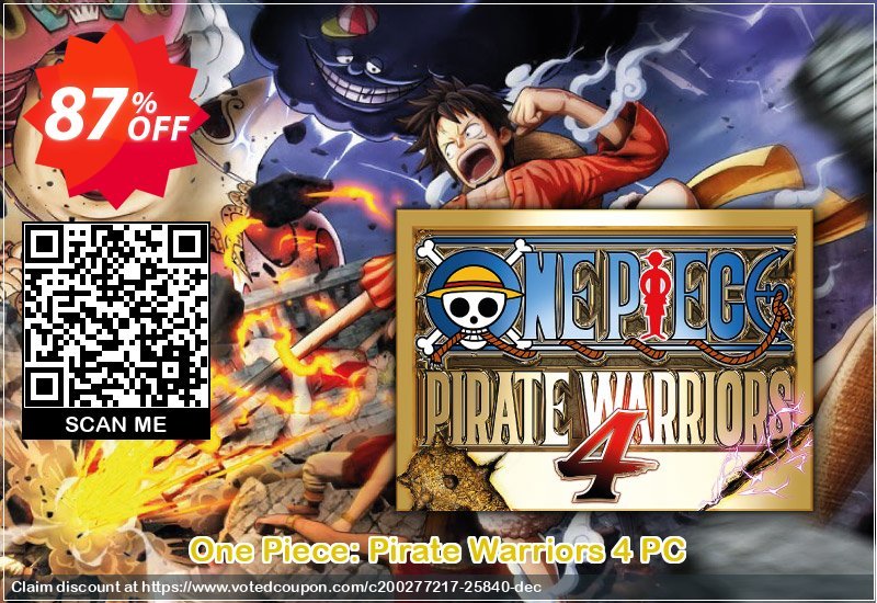 One Piece: Pirate Warriors 4 PC Coupon Code Apr 2024, 87% OFF - VotedCoupon
