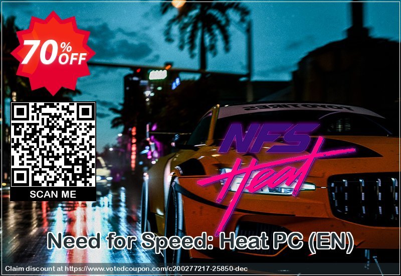 Need for Speed: Heat PC, EN  Coupon Code Apr 2024, 70% OFF - VotedCoupon