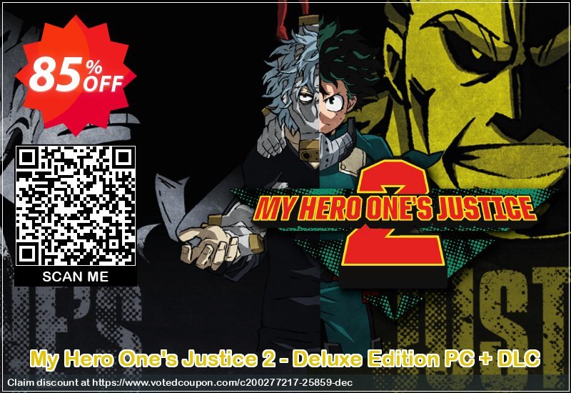 My Hero One's Justice 2 - Deluxe Edition PC + DLC Coupon Code Apr 2024, 85% OFF - VotedCoupon