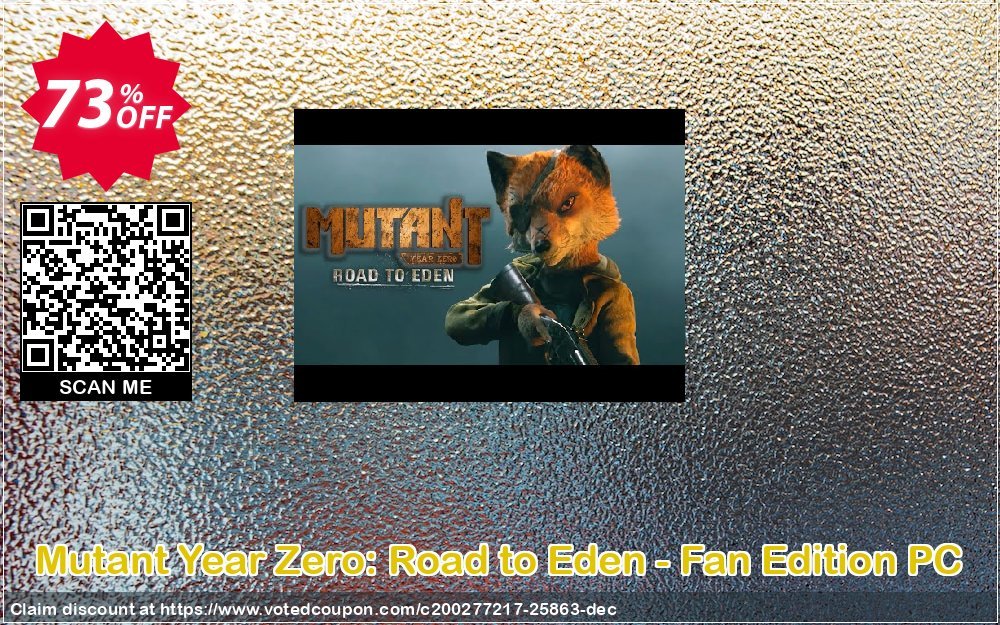 Mutant Year Zero: Road to Eden - Fan Edition PC Coupon, discount Mutant Year Zero: Road to Eden - Fan Edition PC Deal. Promotion: Mutant Year Zero: Road to Eden - Fan Edition PC Exclusive offer 