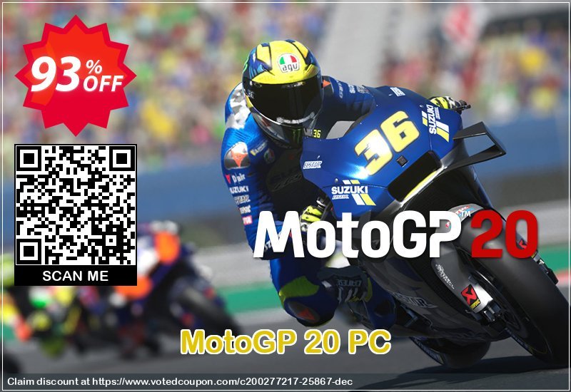 MotoGP 20 PC Coupon, discount MotoGP 20 PC Deal. Promotion: MotoGP 20 PC Exclusive offer 