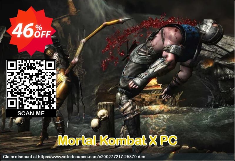 Mortal Kombat X PC Coupon, discount Mortal Kombat X PC Deal. Promotion: Mortal Kombat X PC Exclusive offer 