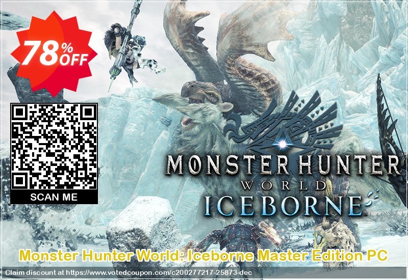 Monster Hunter World: Iceborne Master Edition PC Coupon, discount Monster Hunter World: Iceborne Master Edition PC Deal. Promotion: Monster Hunter World: Iceborne Master Edition PC Exclusive offer 