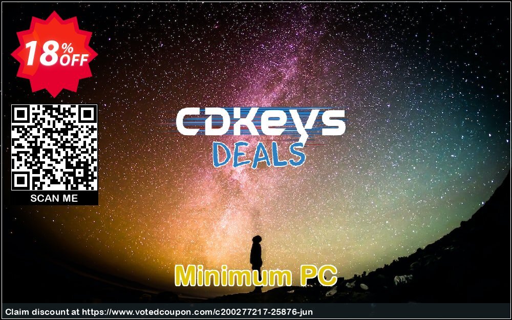 Minimum PC Coupon, discount Minimum PC Deal. Promotion: Minimum PC Exclusive offer 