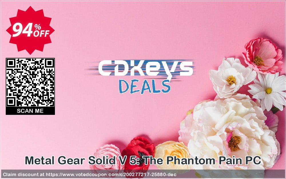 Metal Gear Solid V 5: The Phantom Pain PC Coupon, discount Metal Gear Solid V 5: The Phantom Pain PC Deal. Promotion: Metal Gear Solid V 5: The Phantom Pain PC Exclusive offer 