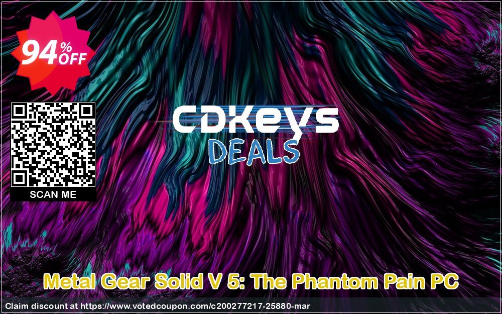 Metal Gear Solid V 5: The Phantom Pain PC Coupon, discount Metal Gear Solid V 5: The Phantom Pain PC Deal. Promotion: Metal Gear Solid V 5: The Phantom Pain PC Exclusive offer 