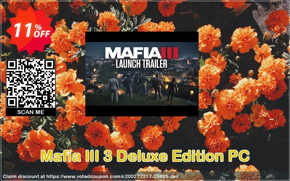 Mafia III 3 Deluxe Edition PC Coupon Code Dec 2023, 11% OFF - VotedCoupon
