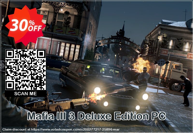 Mafia III 3 Deluxe Edition PC Coupon Code Apr 2024, 30% OFF - VotedCoupon