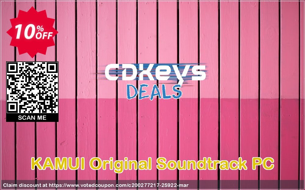 KAMUI Original Soundtrack PC Coupon, discount KAMUI Original Soundtrack PC Deal. Promotion: KAMUI Original Soundtrack PC Exclusive offer 