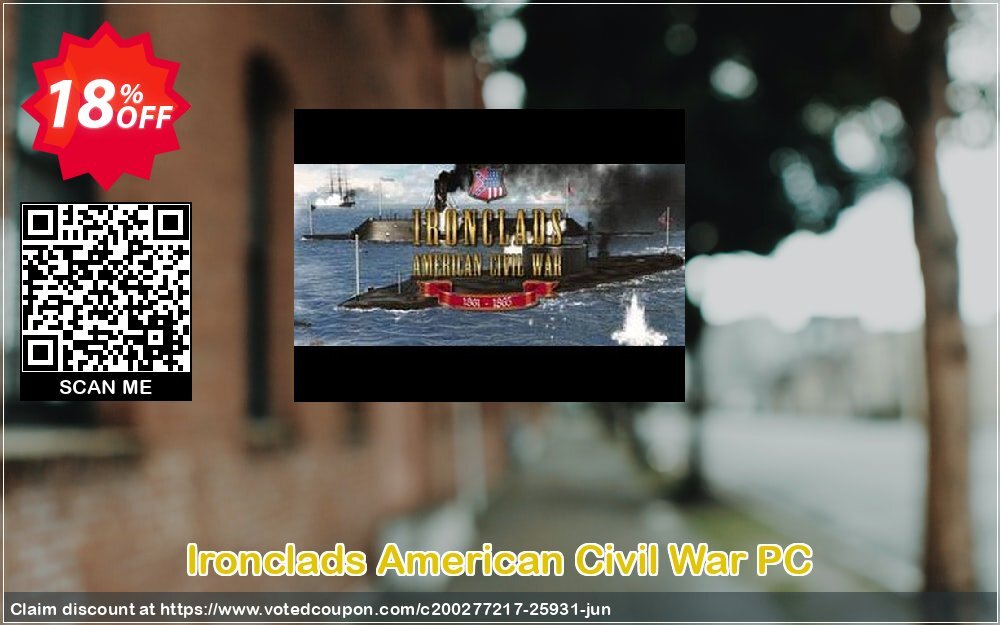 Ironclads American Civil War PC Coupon, discount Ironclads American Civil War PC Deal. Promotion: Ironclads American Civil War PC Exclusive offer 