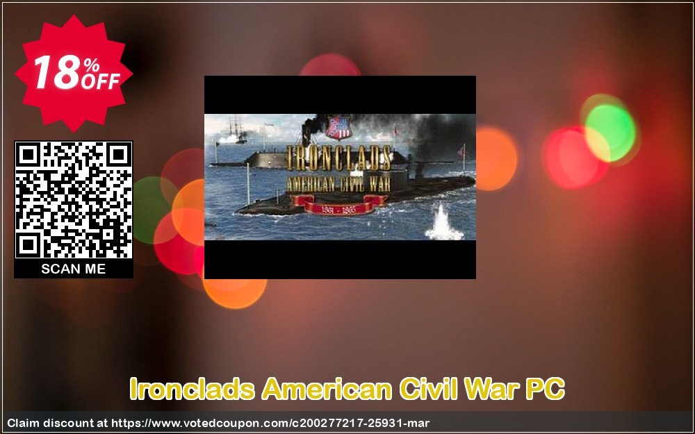 Ironclads American Civil War PC Coupon, discount Ironclads American Civil War PC Deal. Promotion: Ironclads American Civil War PC Exclusive offer 