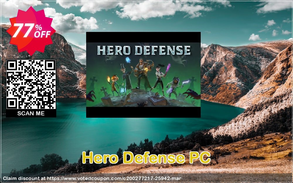 Hero Defense PC Coupon, discount Hero Defense PC Deal. Promotion: Hero Defense PC Exclusive offer 