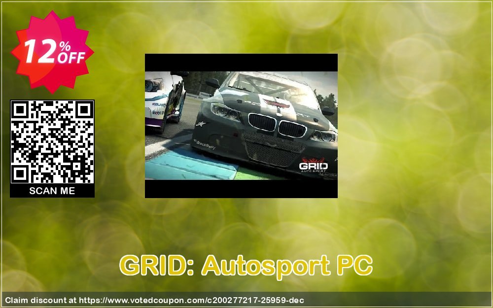 GRID: Autosport PC Coupon, discount GRID: Autosport PC Deal. Promotion: GRID: Autosport PC Exclusive offer 