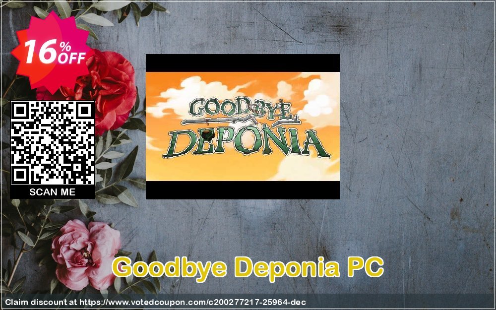 Goodbye Deponia PC Coupon, discount Goodbye Deponia PC Deal. Promotion: Goodbye Deponia PC Exclusive offer 