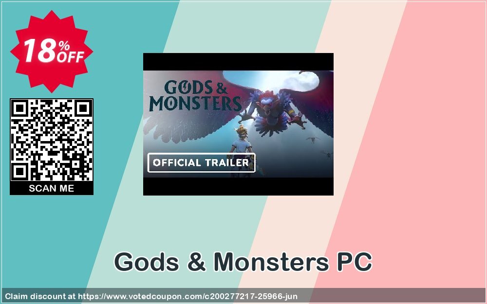 Gods & Monsters PC Coupon, discount Gods & Monsters PC Deal. Promotion: Gods & Monsters PC Exclusive offer 
