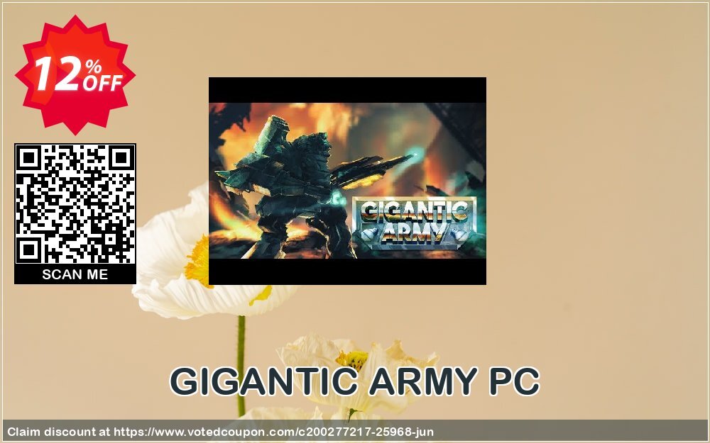 GIGANTIC ARMY PC Coupon, discount GIGANTIC ARMY PC Deal. Promotion: GIGANTIC ARMY PC Exclusive offer 