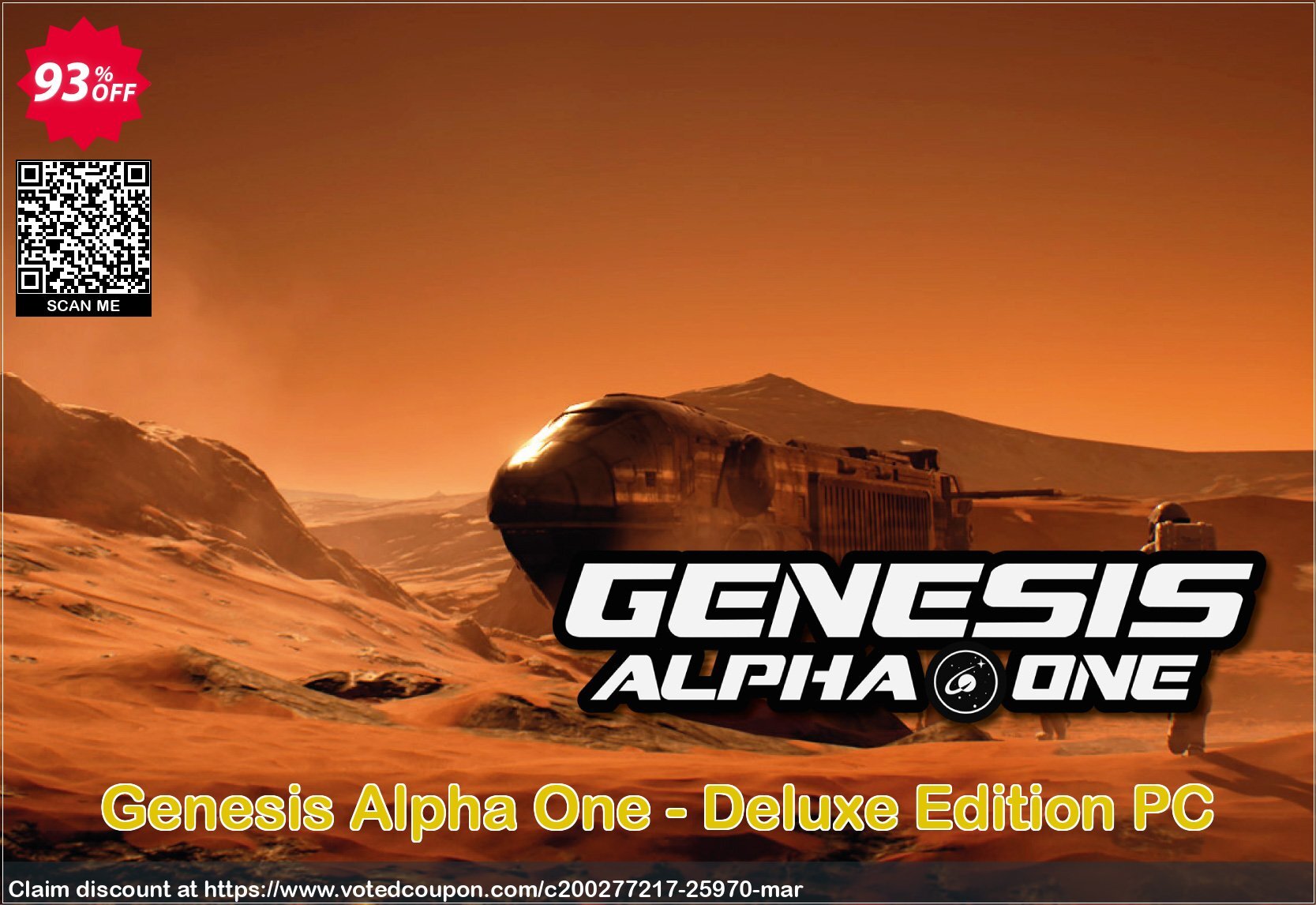 Genesis Alpha One - Deluxe Edition PC Coupon, discount Genesis Alpha One - Deluxe Edition PC Deal. Promotion: Genesis Alpha One - Deluxe Edition PC Exclusive offer 