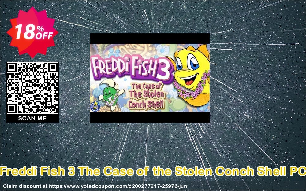 Freddi Fish 3 The Case of the Stolen Conch Shell PC Coupon, discount Freddi Fish 3 The Case of the Stolen Conch Shell PC Deal. Promotion: Freddi Fish 3 The Case of the Stolen Conch Shell PC Exclusive offer 