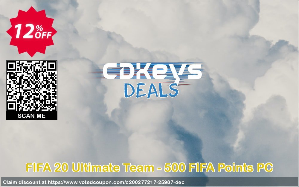FIFA 20 Ultimate Team - 500 FIFA Points PC Coupon Code Apr 2024, 12% OFF - VotedCoupon