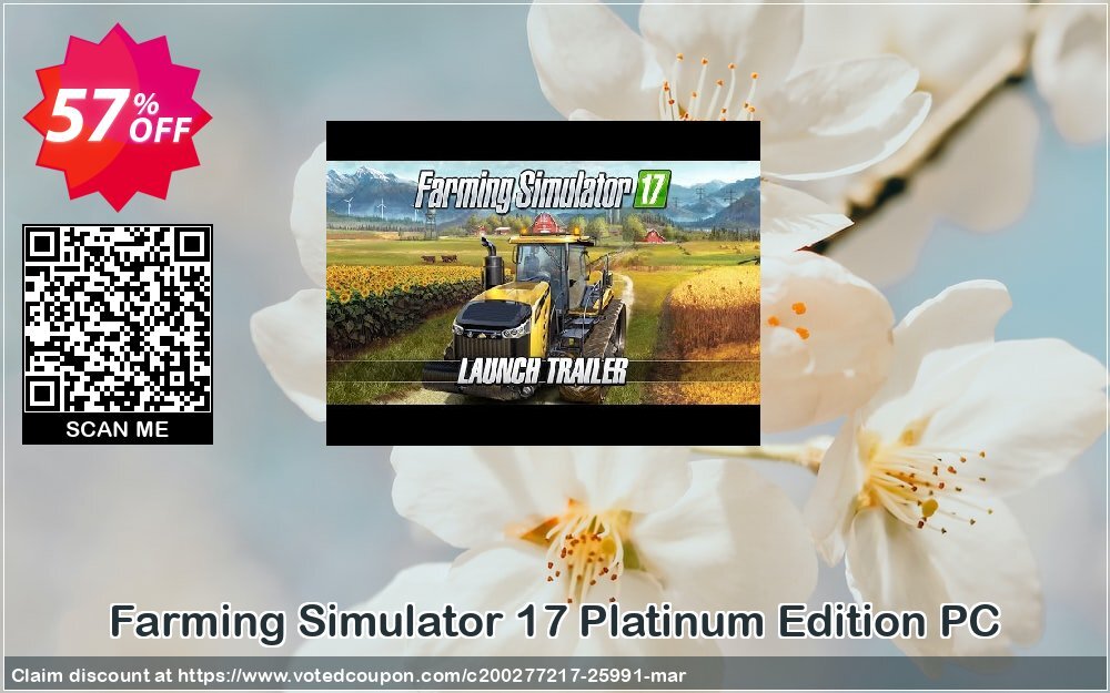 Farming Simulator 17 Platinum Edition PC Coupon, discount Farming Simulator 17 Platinum Edition PC Deal. Promotion: Farming Simulator 17 Platinum Edition PC Exclusive offer 