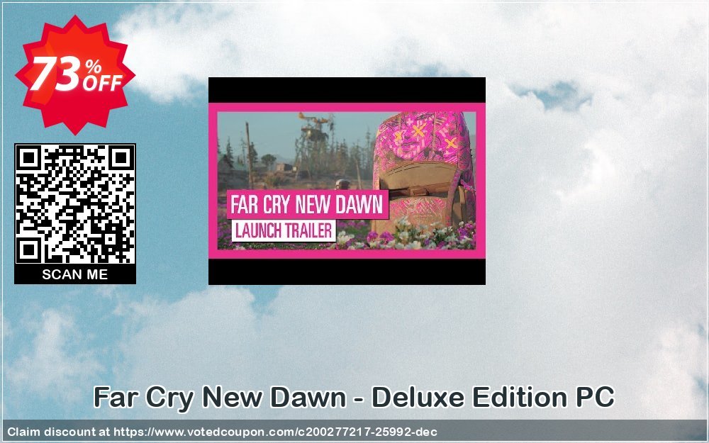 Far Cry New Dawn - Deluxe Edition PC Coupon, discount Far Cry New Dawn - Deluxe Edition PC Deal. Promotion: Far Cry New Dawn - Deluxe Edition PC Exclusive offer 