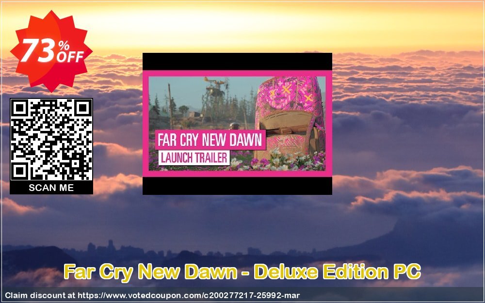 Far Cry New Dawn - Deluxe Edition PC Coupon, discount Far Cry New Dawn - Deluxe Edition PC Deal. Promotion: Far Cry New Dawn - Deluxe Edition PC Exclusive offer 