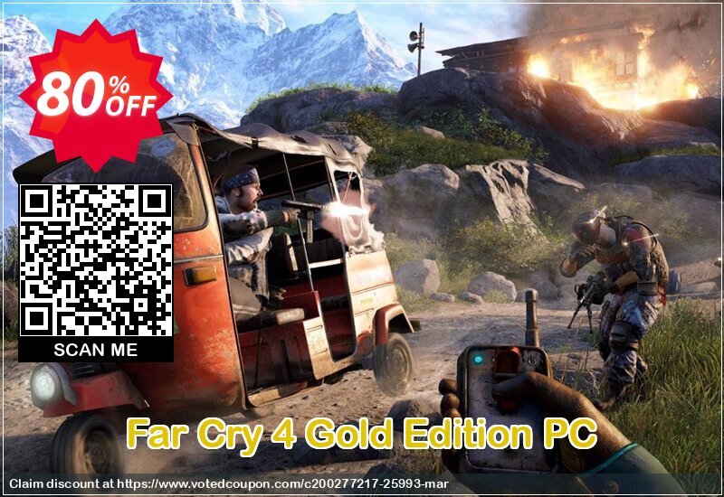 Far Cry 4 Gold Edition PC Coupon Code Apr 2024, 80% OFF - VotedCoupon