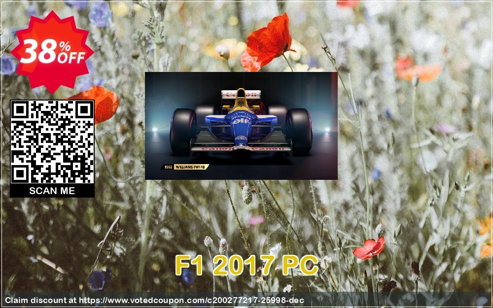 F1 2017 PC Coupon Code Apr 2024, 38% OFF - VotedCoupon