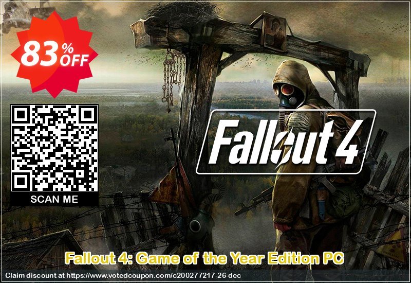 Fallout 4: Game of the Year Edition PC Coupon Code Jun 2024, 83% OFF - VotedCoupon
