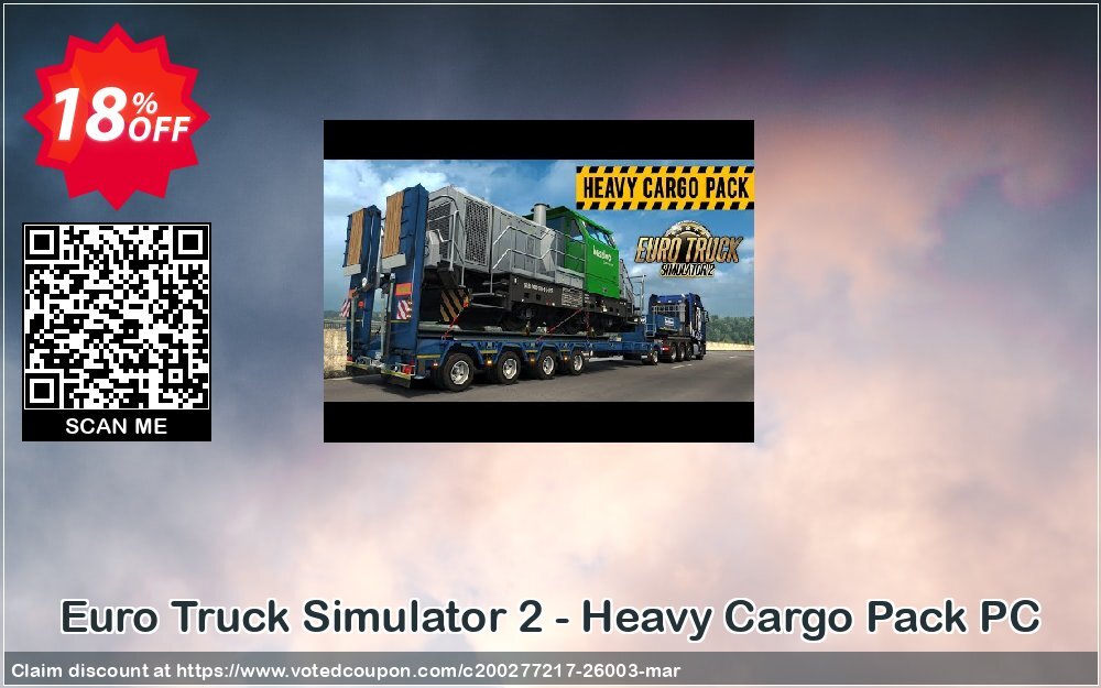 Euro Truck Simulator 2 - Heavy Cargo Pack PC Coupon, discount Euro Truck Simulator 2 - Heavy Cargo Pack PC Deal. Promotion: Euro Truck Simulator 2 - Heavy Cargo Pack PC Exclusive offer 