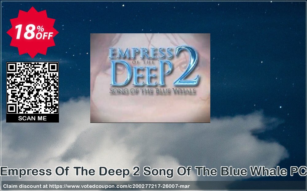 Empress Of The Deep 2 Song Of The Blue Whale PC Coupon, discount Empress Of The Deep 2 Song Of The Blue Whale PC Deal. Promotion: Empress Of The Deep 2 Song Of The Blue Whale PC Exclusive offer 