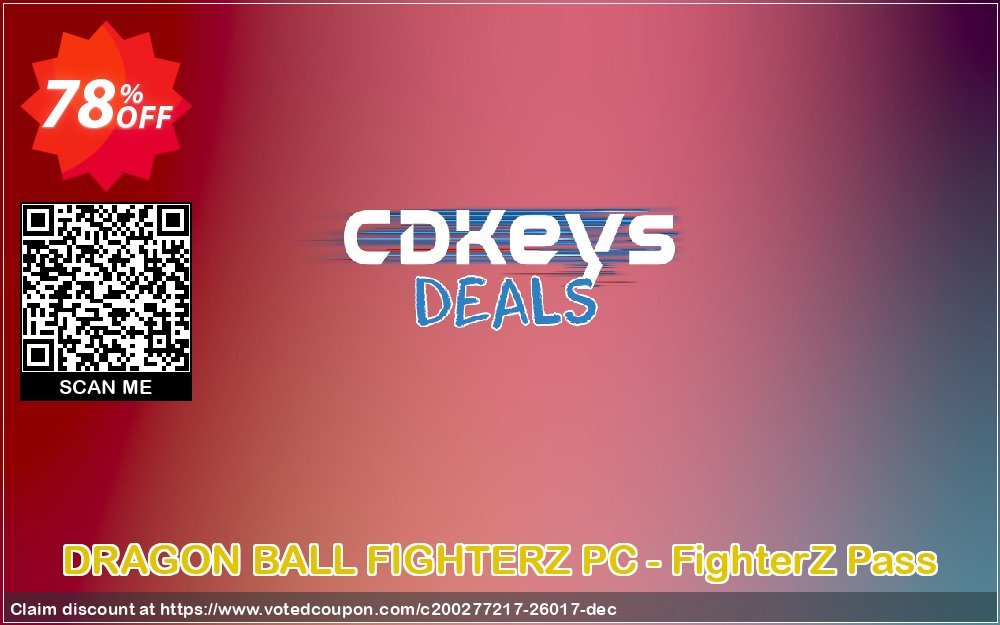 DRAGON BALL FIGHTERZ PC - FighterZ Pass Coupon, discount DRAGON BALL FIGHTERZ PC - FighterZ Pass Deal. Promotion: DRAGON BALL FIGHTERZ PC - FighterZ Pass Exclusive offer 