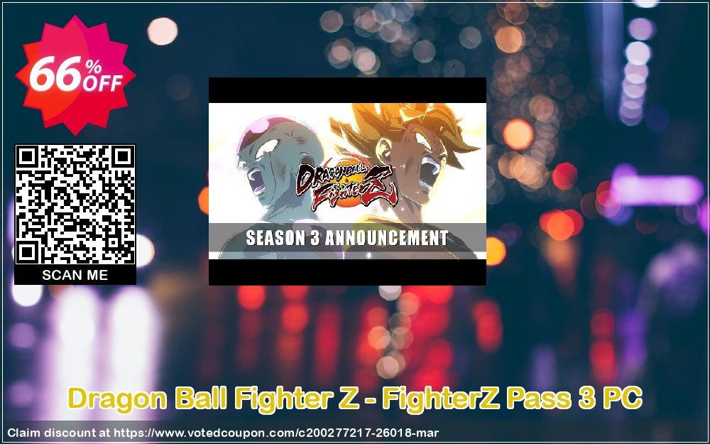 Dragon Ball Fighter Z - FighterZ Pass 3 PC Coupon Code Jun 2024, 66% OFF - VotedCoupon