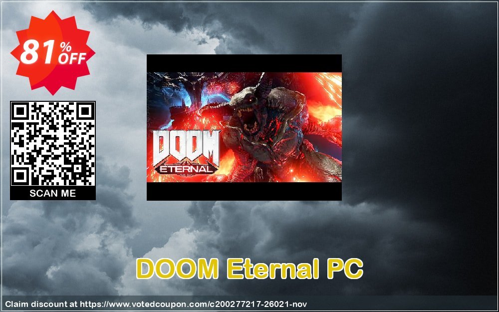 DOOM Eternal PC Coupon, discount DOOM Eternal PC Deal. Promotion: DOOM Eternal PC Exclusive offer 