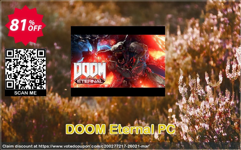 DOOM Eternal PC Coupon, discount DOOM Eternal PC Deal. Promotion: DOOM Eternal PC Exclusive offer 