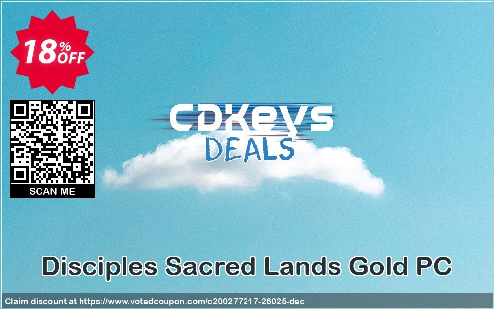 Disciples Sacred Lands Gold PC Coupon Code Apr 2024, 18% OFF - VotedCoupon