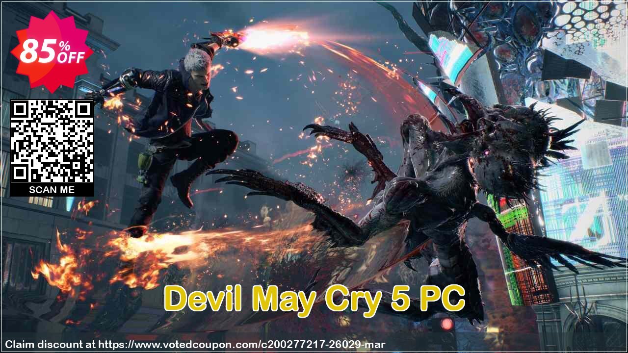 Devil May Cry 5 PC Coupon, discount Devil May Cry 5 PC Deal. Promotion: Devil May Cry 5 PC Exclusive offer 